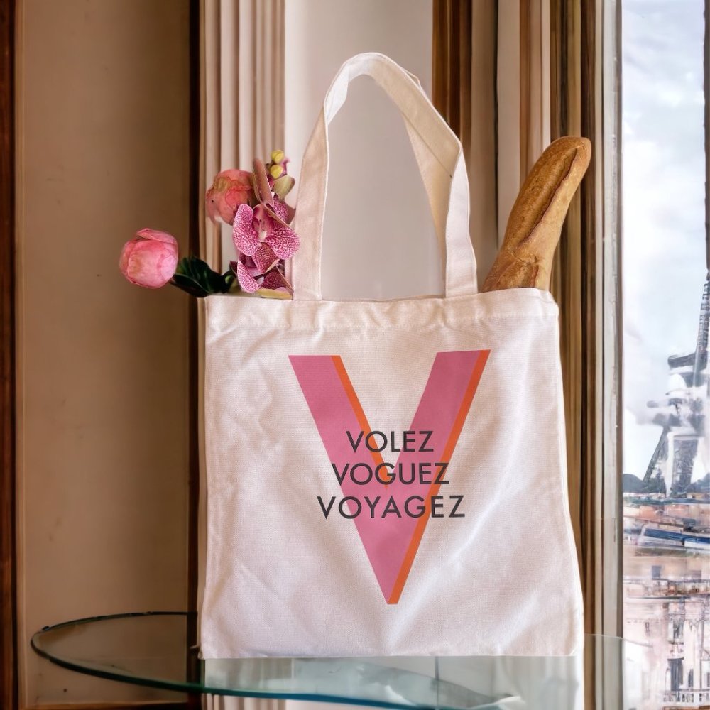 LOUIS VUITTON Cotton Shopping XL Tote Print Luggage Bag LV 16" Shanghai Gym Yoga - Picture 2 of 4